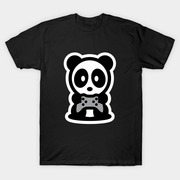 Gamer Panda T-Shirt by Bambu